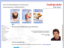 Tablet Screenshot of dorfheilpraktiker.de